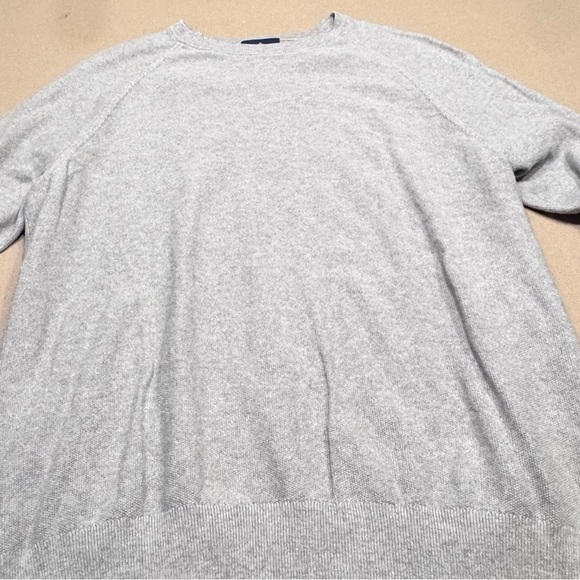 Brooks Brothers Gray Long Sleeve lightweight waffle sweater - Picture 2 of 3